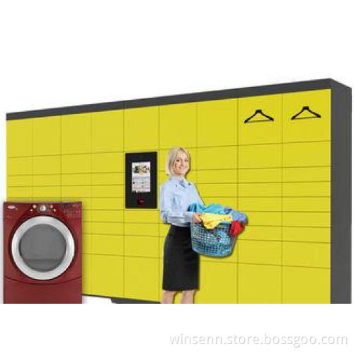 Self Service Intelligent Digital Laundry Locker with SMS Me